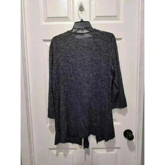 H by Halston Women's Size MEDIUM Soft Tie Front‎ Knit Stretchy Cardigan - Picture 2 of 5